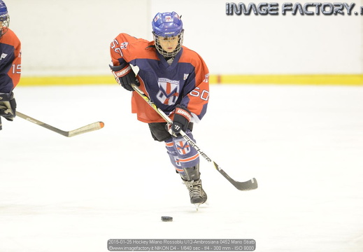2015-01-25 Hockey Milano Rossoblu U12-Ambrosiana (11-1)